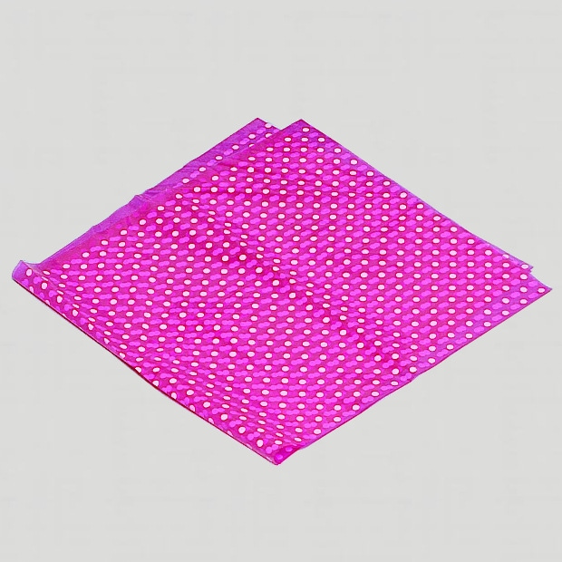 ポリ風呂敷　１００枚入　№９０　水玉ピンク