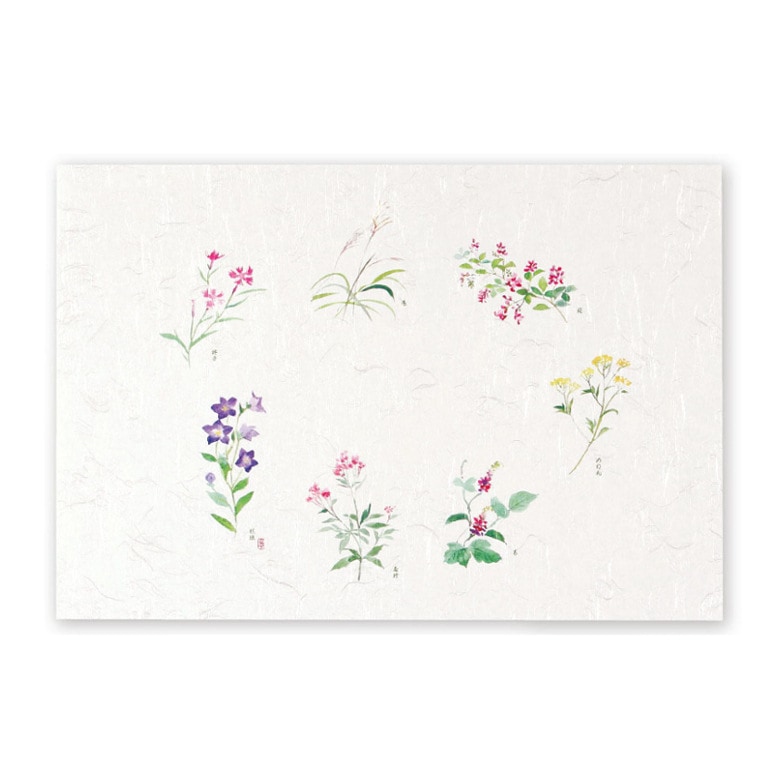 テーブルマット　秋の七草　Ｔ－１２１　＃２２２３８３