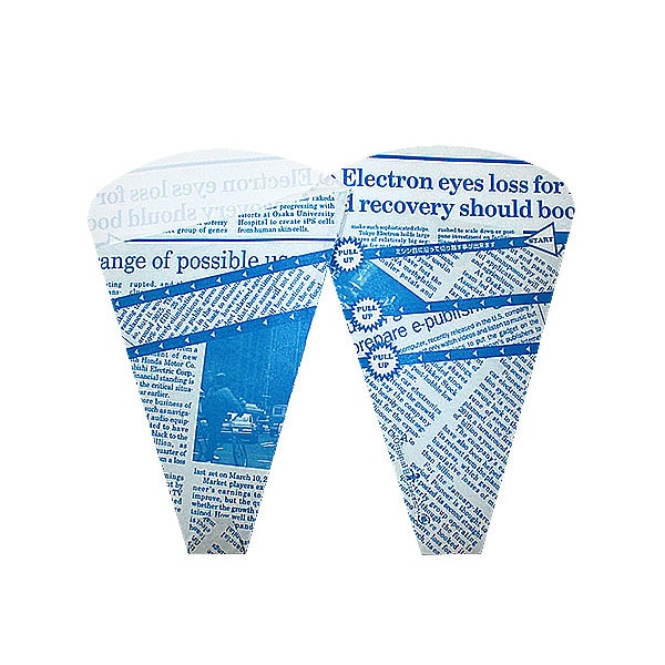 スパイラルクレープ袋　Ｔ０２（青）　＃２１００４４