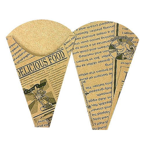 クレープ袋　０４Ｍ　茶