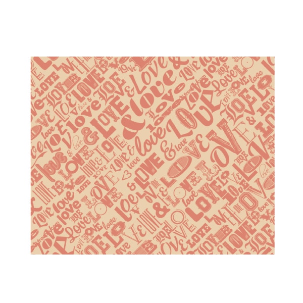 ラミクラフトクレープ包装紙　四角ＬＯＶＥ