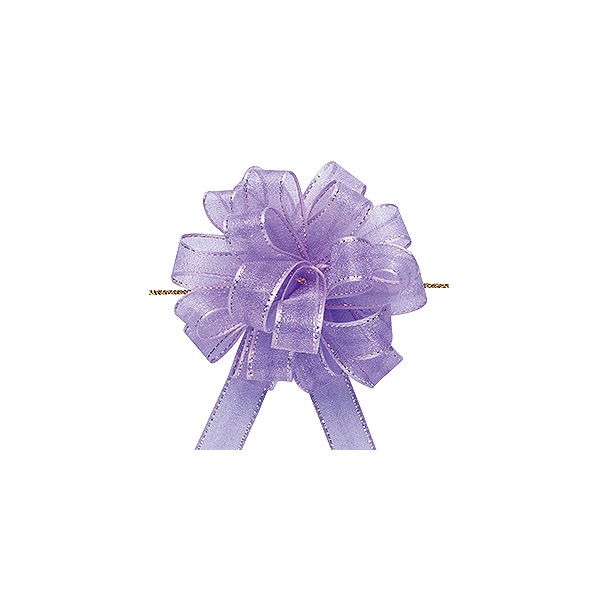 ワンタッチオーガンジーラメフラワー　オーキッド　＃４４１０１１９