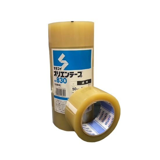 オリエンテープ　№８３０　５０ｘ５０　透明