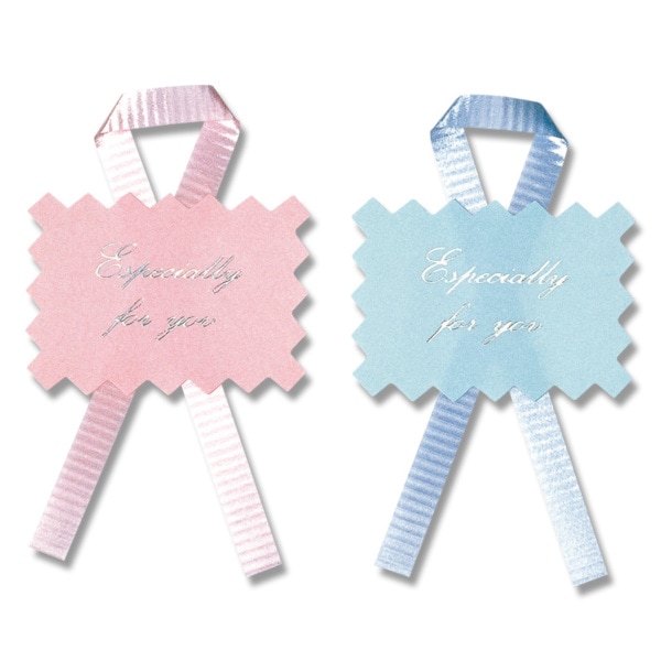 リボン付シール　ツインカラー　Ｐ＆Ｂ　＃７０６４８１０