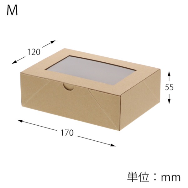 窓付BOX,M,NFネオクラフト,4248310,1495062