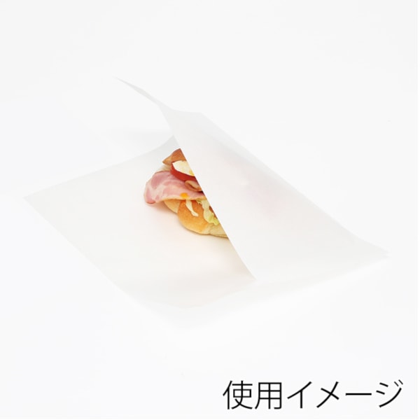 バーガーホットドッグスリーブ　白無地　＃４７３８２３７