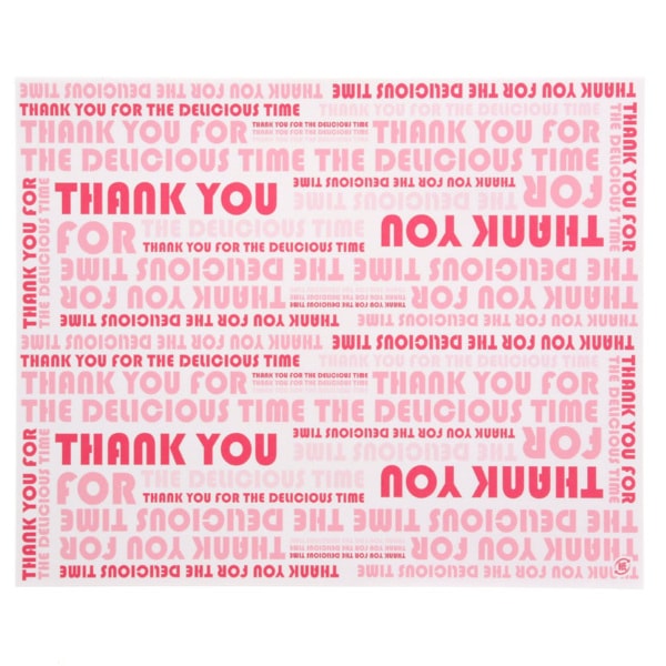 クレープ包装紙　デリシャスタイム　ピンク　＃４７３８３０１