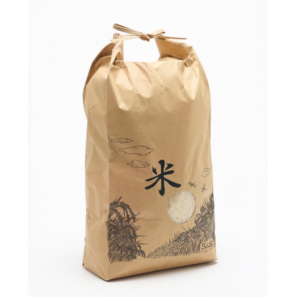 米袋　３Ｋｇ　バンド　窓付　＃４１９３０３６　　