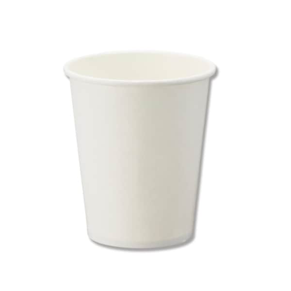 紙コップ　アイス・ホット兼用　８オンス　ホワイト　＃４５３５９９１
