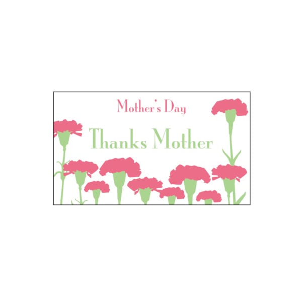 母の日シール　Ｔｈａｎｋｓ　Ｍｏｔｈｅｒ　Ｋ－１２９１