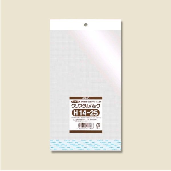 クリスタルパック　ヘッダー付　Ｈ１４－２５　＃６７４６３００
