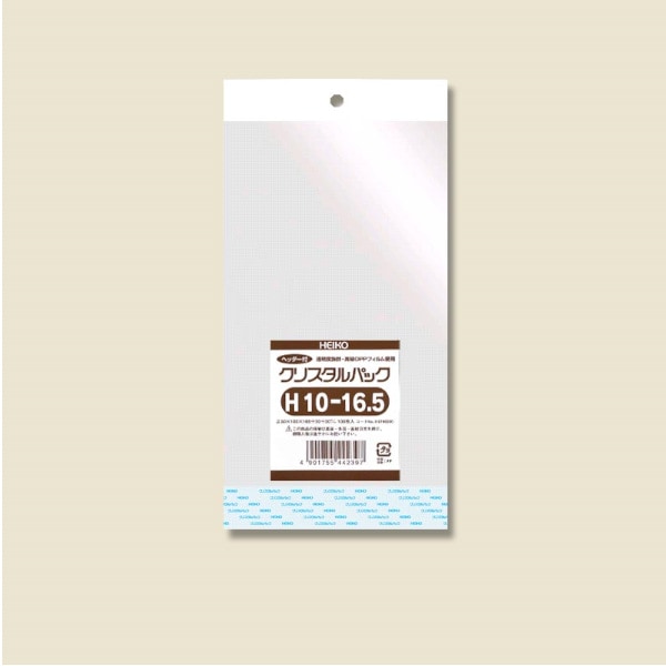 クリスタルパック　ヘッダー付　Ｈ１０－１６．５　＃６７４６５００