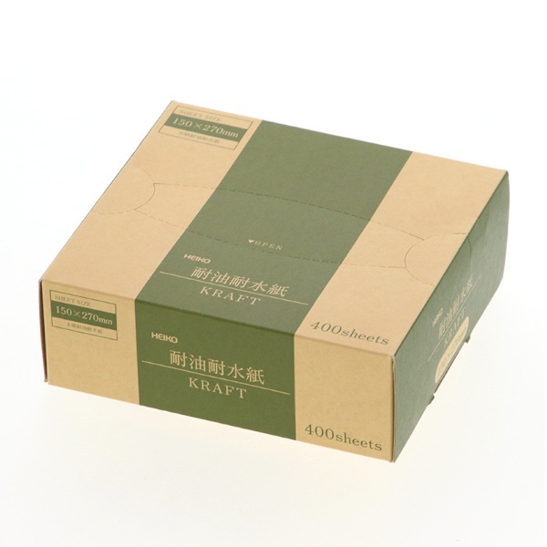耐油耐水紙　１５０ｘ２７０　クラフト　＃４５３２０９７