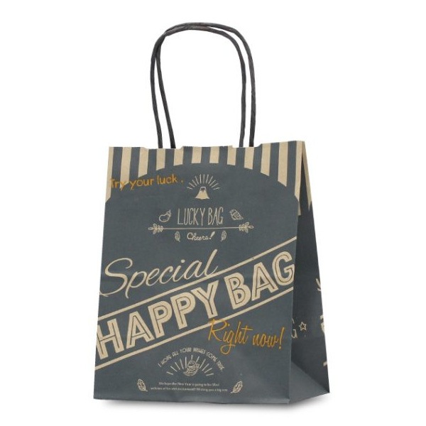 手提袋　Ｔ－２　ＨＡＰＰＹ　ＢＡＧ　ネイビー　＃１２０４