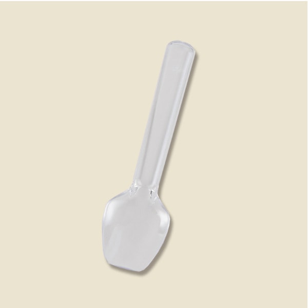 プラスチックスプーン　８ｃｍ　透明　個包装　＃４５１３０１１
