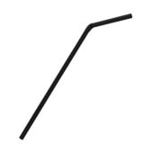 フレキシブルストロー　６ｘ２１　裸　黒　２００本　＃４７１２８６０