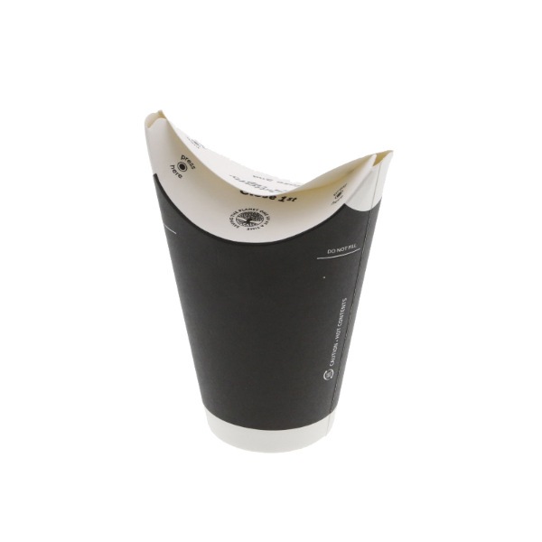 バタフライカップ 12オンス ホット シングル ブラック  