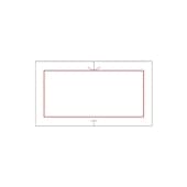 サトーＳＰ／ＵＮＯ１Ｃ共通ラベル　共通－４　赤枠　弱粘　＃７７１０３６５