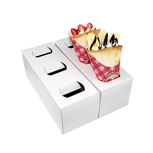 クレープスタンドBOX 3個用 №33 | 食品包材,クレープ包装 | 包装