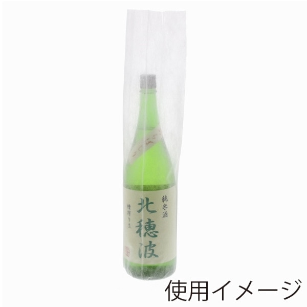 酒瓶袋　１升用　８５（１７０）ｘ５８０　白　＃４５０６６０１
