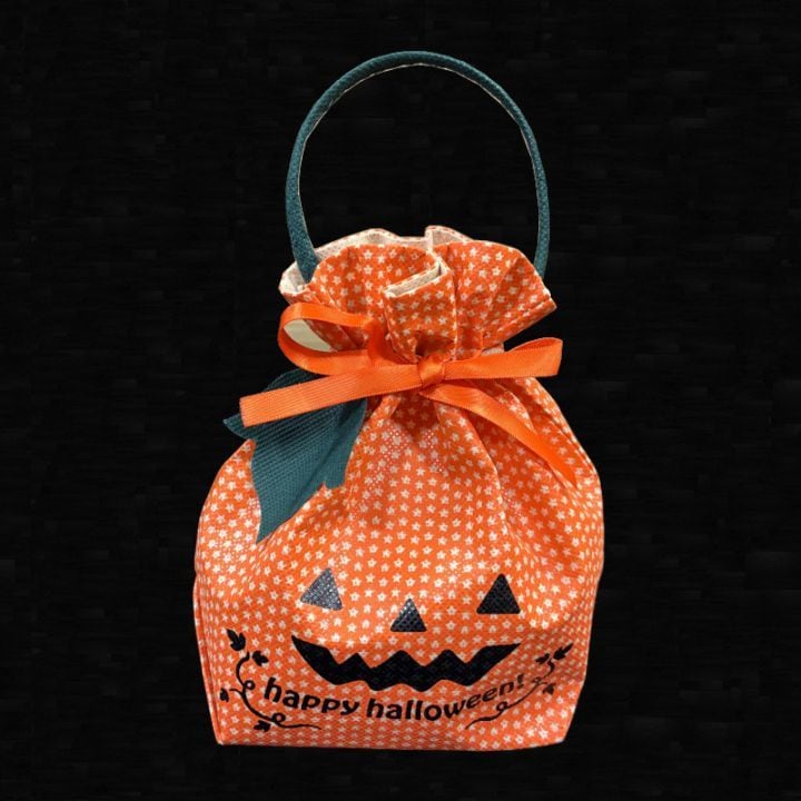 ハロウィーン　パンプキンリボンバッグ