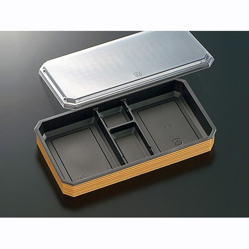 折箱容器　ＣＷＨ－８．０　黒－南部杉（ボ）