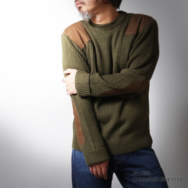 HOUSTON / ヒューストン  2160 COMMAND SWEATER / コマンドセーター -全6色-
