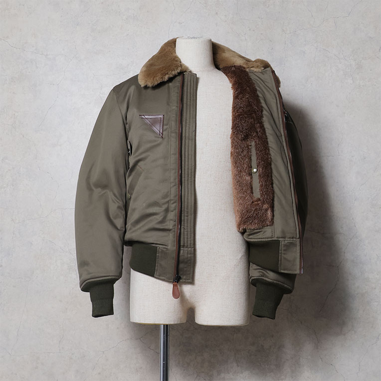 HOUSTON / ヒューストン 5503 B-15A FLIGHT JACKET/B-15Aフライトジャケット-全1色- 