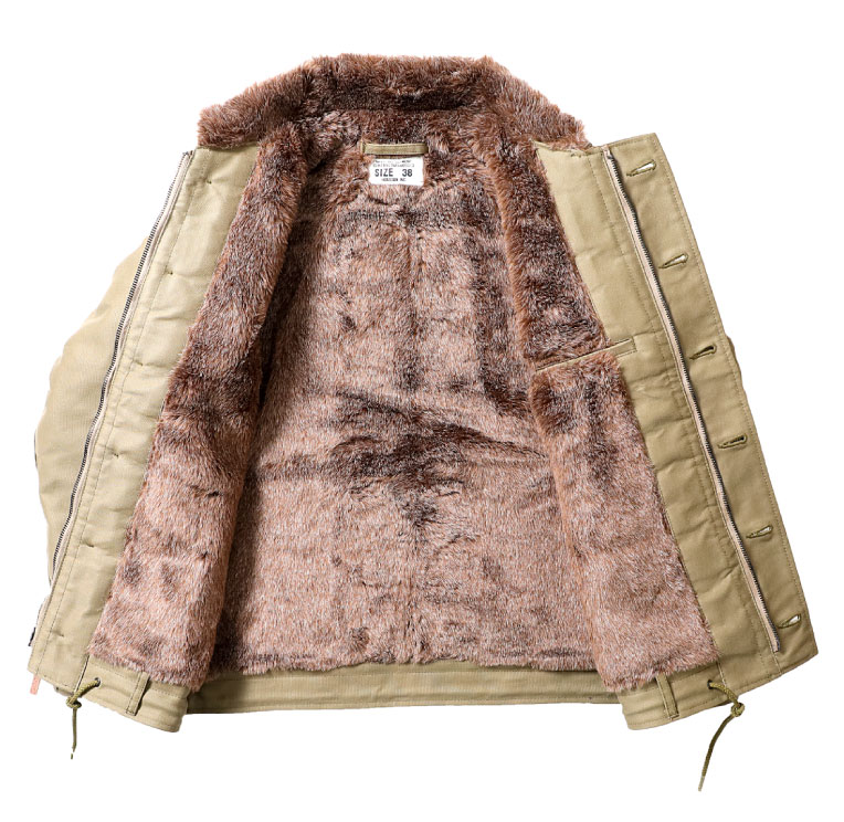 HOUSTON / ヒューストン 5N-1X N-1 DECK JACKET - TIGHT model -(BACK STENCIL type)/N-1デッキジャケット-タイトモデル-(ステンシルあり)-全5色- 