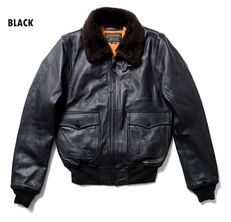 HOUSTON / ヒューストン 8172 G-1 LEATHER JACKET / G-1レザージャケット-全2色-