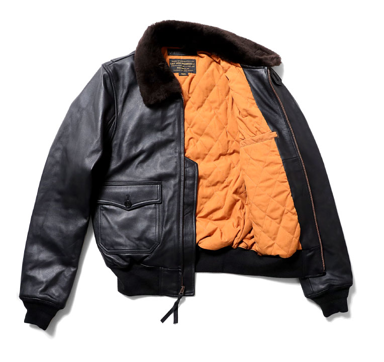 HOUSTON / ヒューストン 8172 G-1 LEATHER JACKET / G-1レザージャケット-全2色-