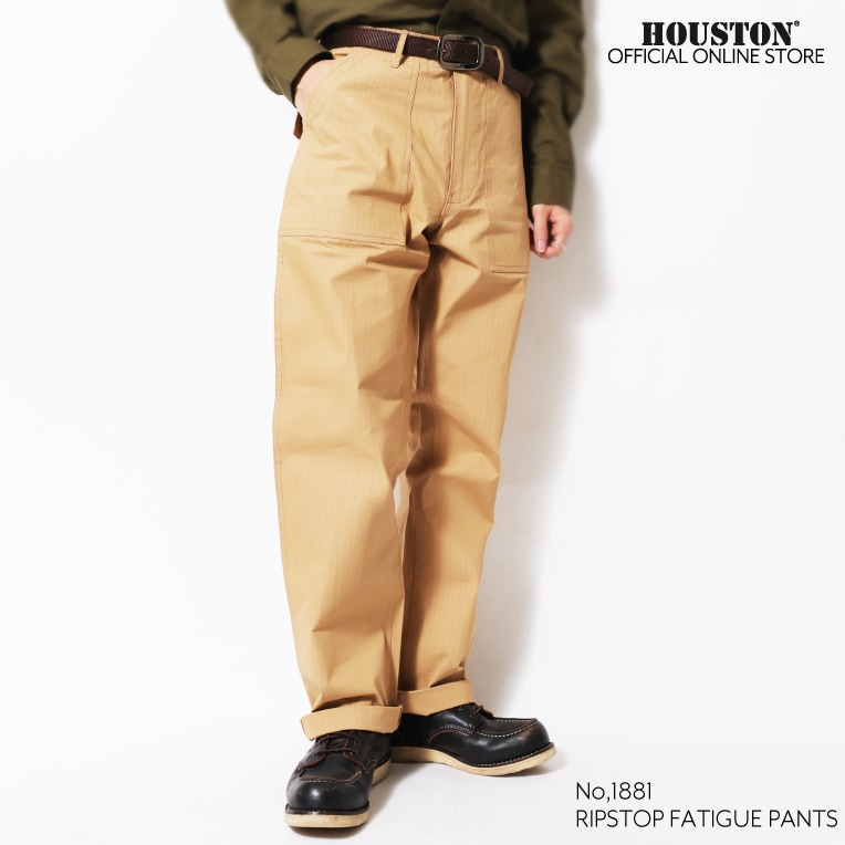 HOUSTON / ヒューストン 1881 RIPSTOP FATIGUE PANTS / リップストップファティーグパンツ -全4色- 