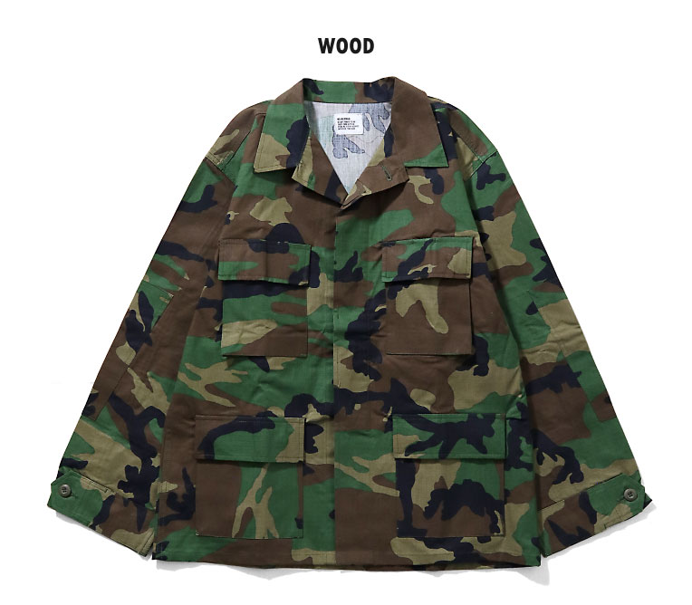 HOUSTON / ヒューストン 50867 RIPSTOP BDU JACKET / リップストップBDUジャケット -全2色-