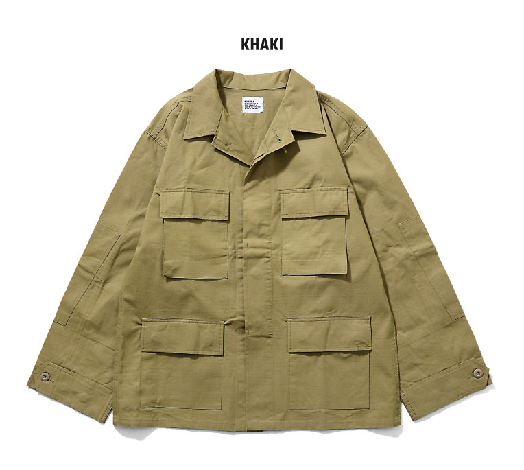 HOUSTON / ヒューストン 50867 RIPSTOP BDU JACKET / リップストップBDUジャケット -全2色-