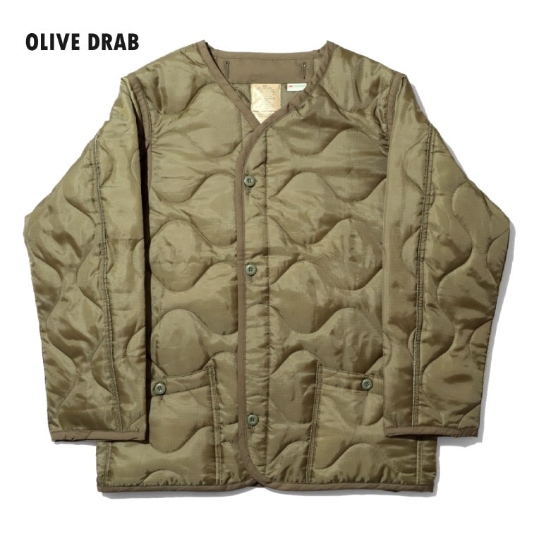 HOUSTON / ヒューストン 50909 M-65 JACKET THINSULATE LINER / M-65 ジャケットシンサレートライナー-全2色- ビンテージ ヴィンテージ ポリエステル キルティング リップストップ MILITARY ミリタリー メンズ レディース ウィメンズ 大きいサイズ ゆったり ポケット[50909]