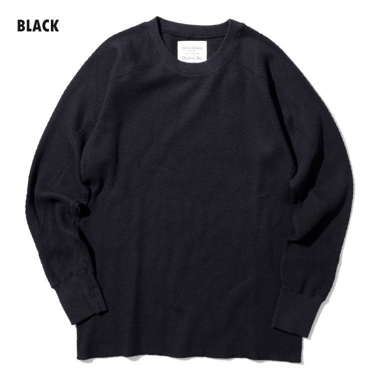 HOUSTON / ヒューストン 20971 HEAVY THERMAL C/N L/S TEE / ヘビーサーマルクルーネックロングスリーブTシャツ -全4色- 
