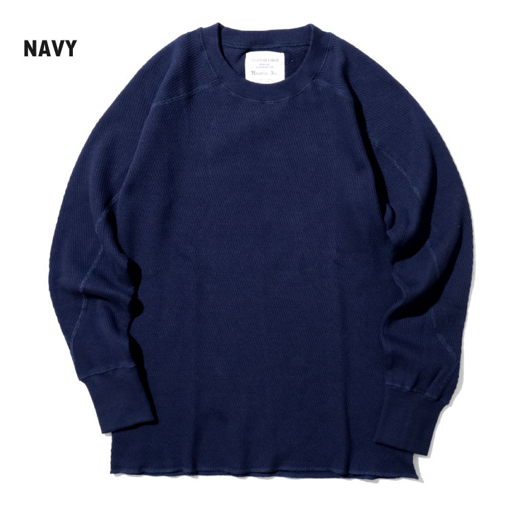HOUSTON / ヒューストン 20971 HEAVY THERMAL C/N L/S TEE / ヘビーサーマルクルーネックロングスリーブTシャツ -全4色- 