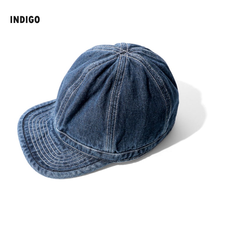 HOUSTON/ヒューストン 6680 DENIM ARMY CAP /デニム アーミーキャップ -全2色