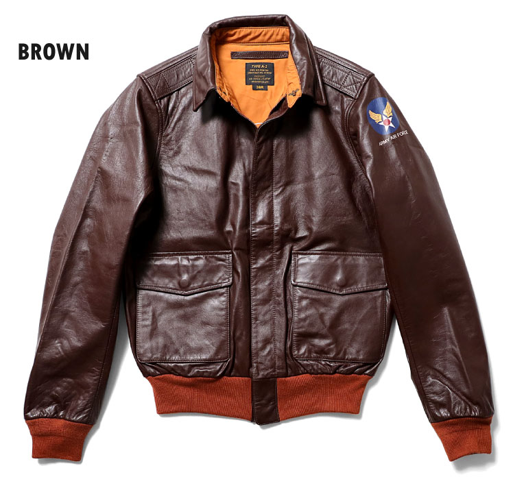HOUSTON / ヒューストン 8173 A-2 LEATHER JACKET / A-2レザージャケット -全2色-