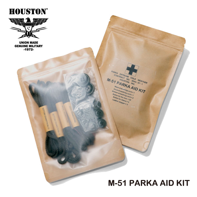 【OFFICIAL限定】HOUSTON / ヒューストン 6790 M-51 PARKA AID KIT / M-51パーカー付属キット -全3色-