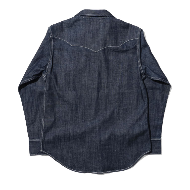 HOUSTON / ヒューストン 40695 USA COTTON DENIM WESTERN SHIRT/ USAコットンデニムウエスタンシャツ -全3色-