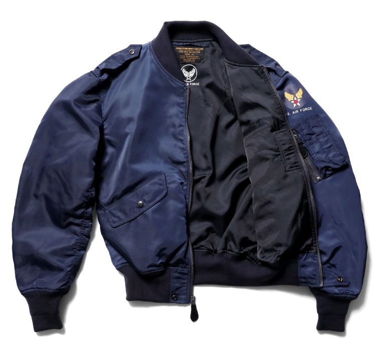 【美品】HOUSTON L-2A フライトジャケット エアフォースブルー M HOUSTON / ヒューストン】 L-2A FLIGHT JACKET /L-2A フライト
