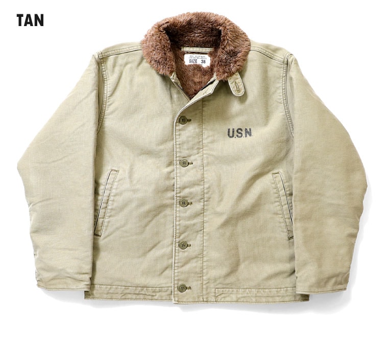 HOUSTON / ヒューストン 5n-1ud N-1 DECK JACKET -used model-/N-1デッキジャケット ユーズドモデル -全5色-