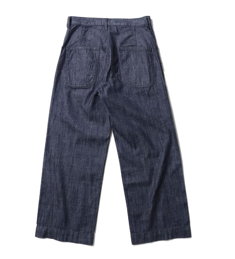 HOUSTON / ヒューストン 10079 USN DENIM SAILOR PANTS / デニムセーラーパンツ -全3色- 