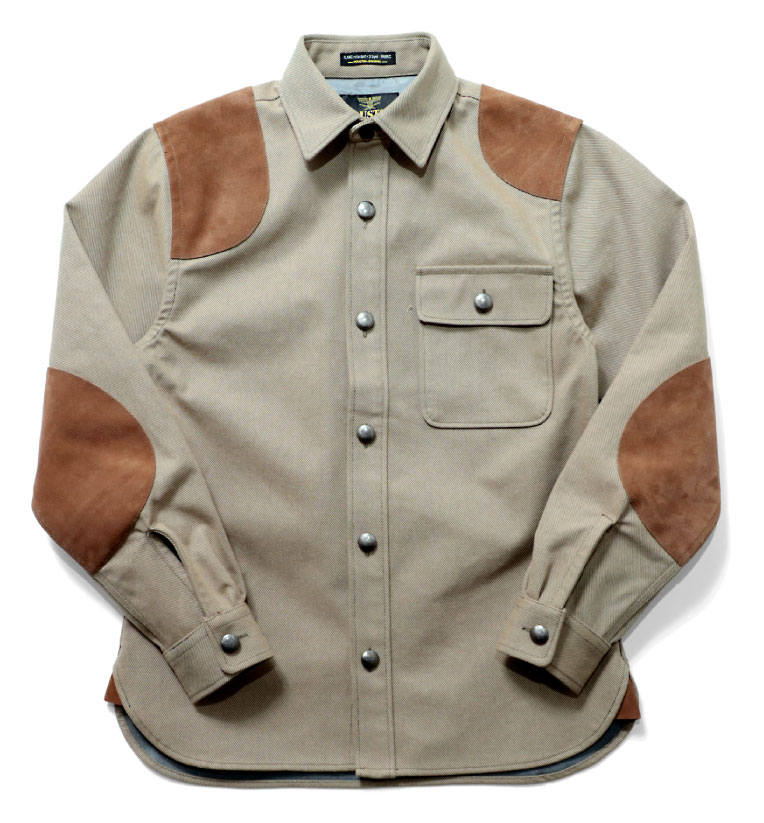 HOUSTON × Fielder 51045  HUNTING SHIRT JACKET / ハンティングシャツジャケット -全1色- /コラボ/難燃/撥水/防風/ビエラ/焚火/アウトドア/ヒューストン/フィールダー[51045]