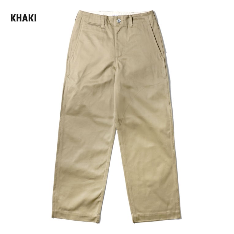 【OFFICIAL限定】HOUSTON / ヒューストン 1931 MILITARY CHINO PANTS -WIDE type- / ミリタリーチノパンツ-ワイドタイプ- -全1色- 