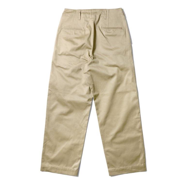 【OFFICIAL限定】HOUSTON / ヒューストン 1931 MILITARY CHINO PANTS -WIDE type- / ミリタリーチノパンツ-ワイドタイプ- -全1色- 