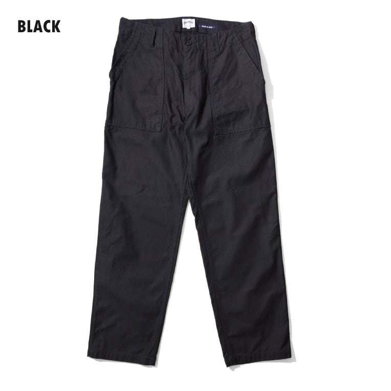 【オフィシャル限定】HOUSTON / ヒューストン 21un002 FATIGUE PANTS / ファティーグパンツ -全2色- メンズ  ミリタリー MILITARY ポケット 無地 ストレート ジッパーフライ シンプル ベイカーパンツ [21un002]