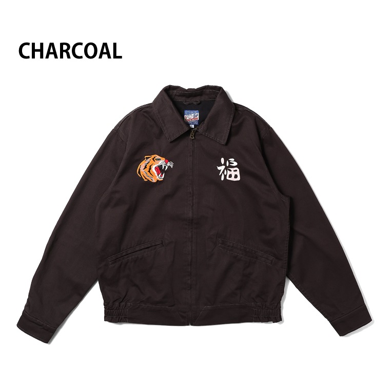 HOUSTON woman / ヒューストン ウーマン 23HL073 VIETNAM JACKET (DRAGON) / ベトナムジャケット (ドラゴン) -全3色- レディース ベトジャン 刺繍 スカジャン 龍 ミリタリー 軽アウター ライトアウター カラフル ヴィンテージ [23HL073]