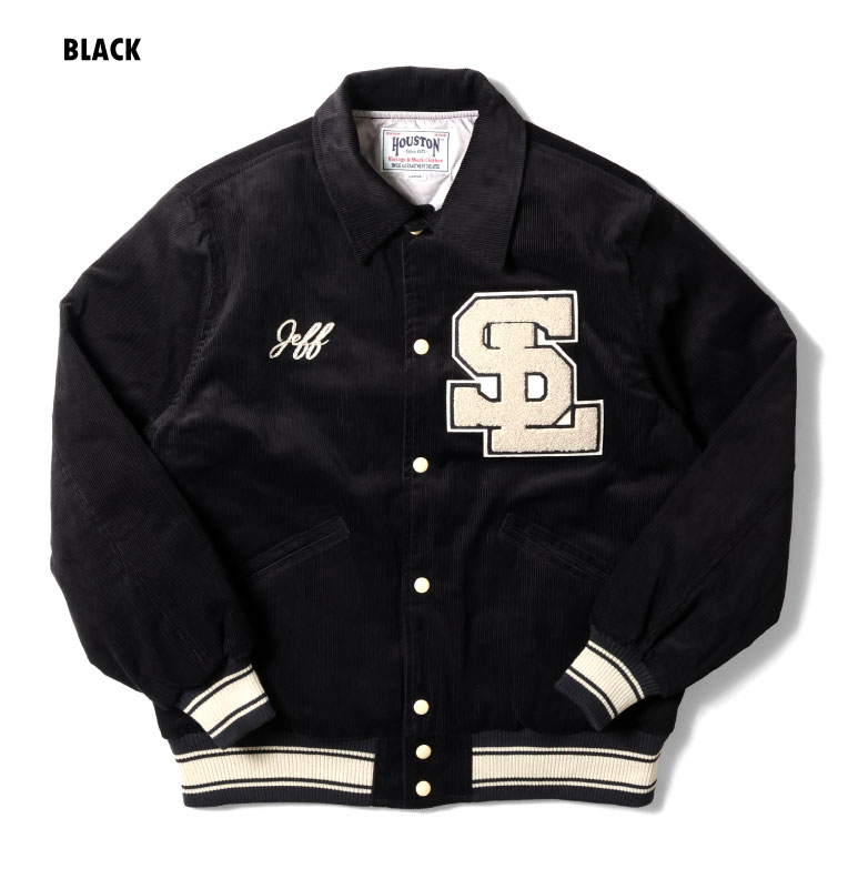 HOUSTON / ヒューストン 51318 CORDUROY AWARD JACKET / コーデュロイアワードジャケット -全3色-